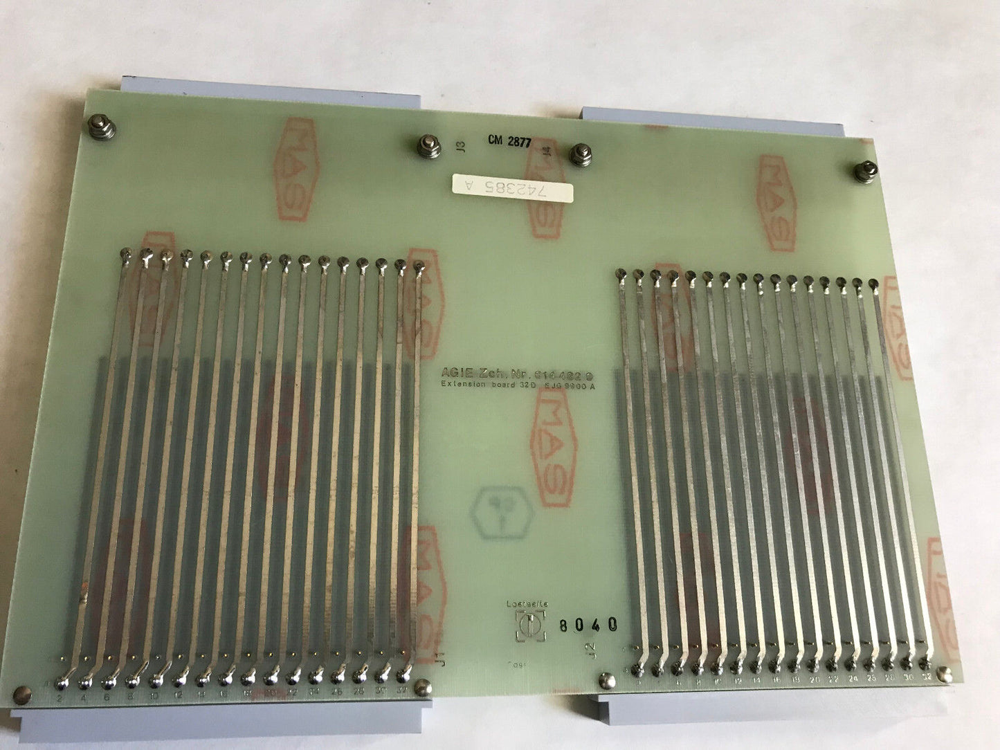 New Agie Zch Nr. 614482.9 Extension Board Ejg 9900A Agie Zch 6144829 742385A,Sh