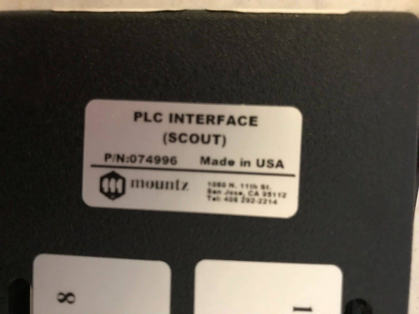 New  Mountz 074996 Plc Interface I/O Scout Cable Etorque.Com,Room5