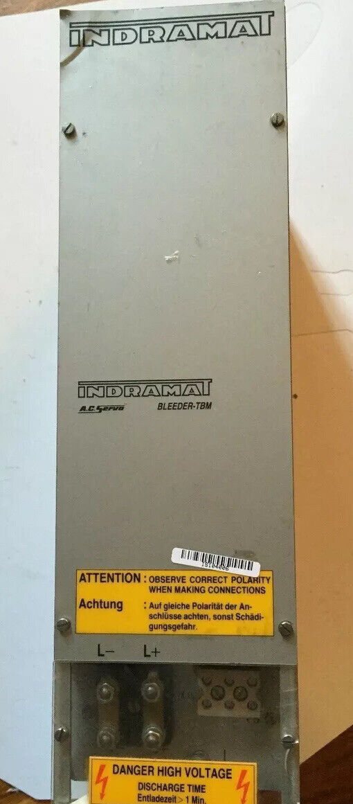 Indramat Tbm-Bleeder 1,1-20-W1/115 Indramat 1.1-20-W1/115 Ac Servo Drive,Fe