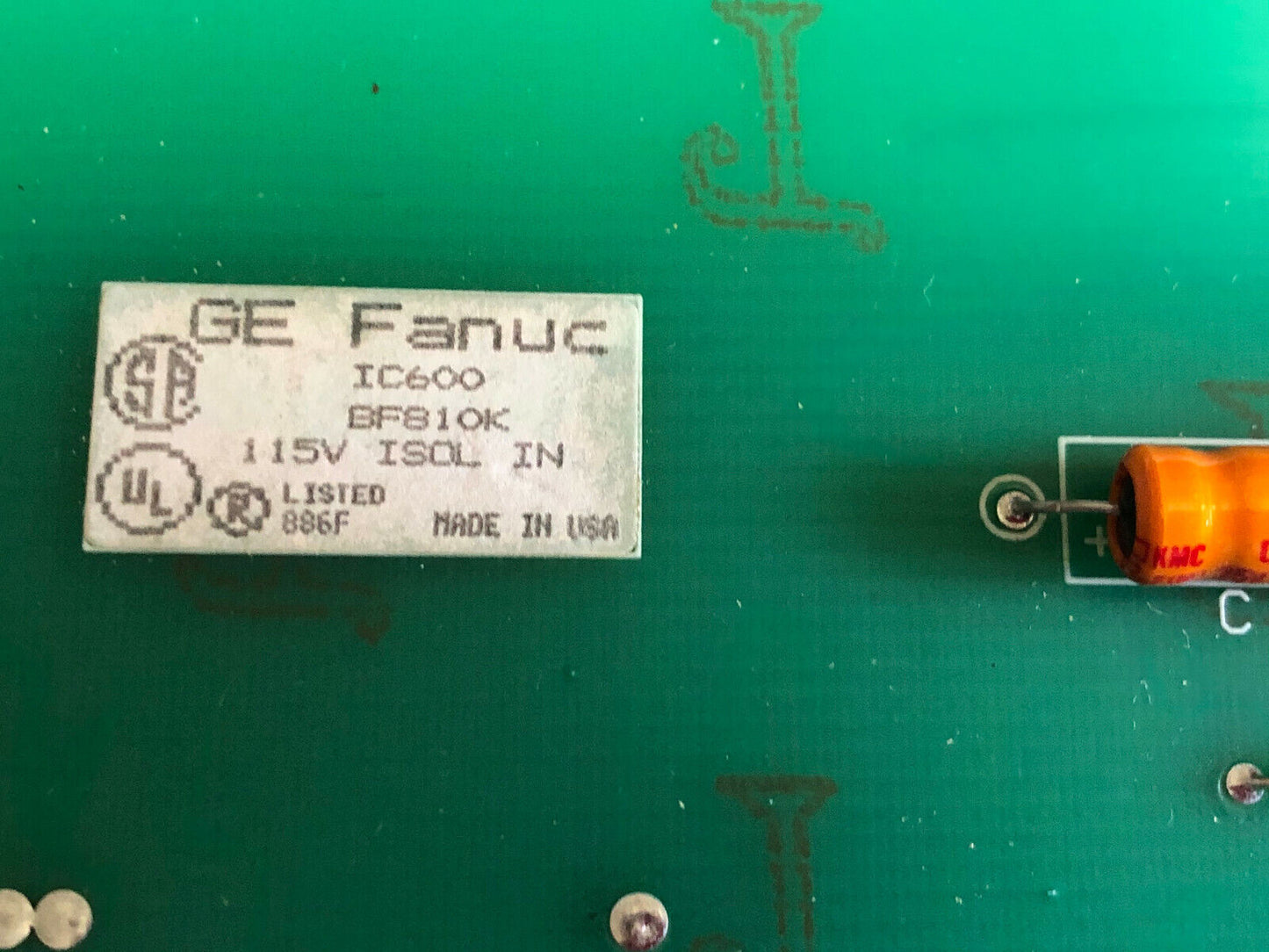 Ge Fanuc Ic600 Bf810k, 44A719287-001R01/3,44A717575-G01 Board,Hj