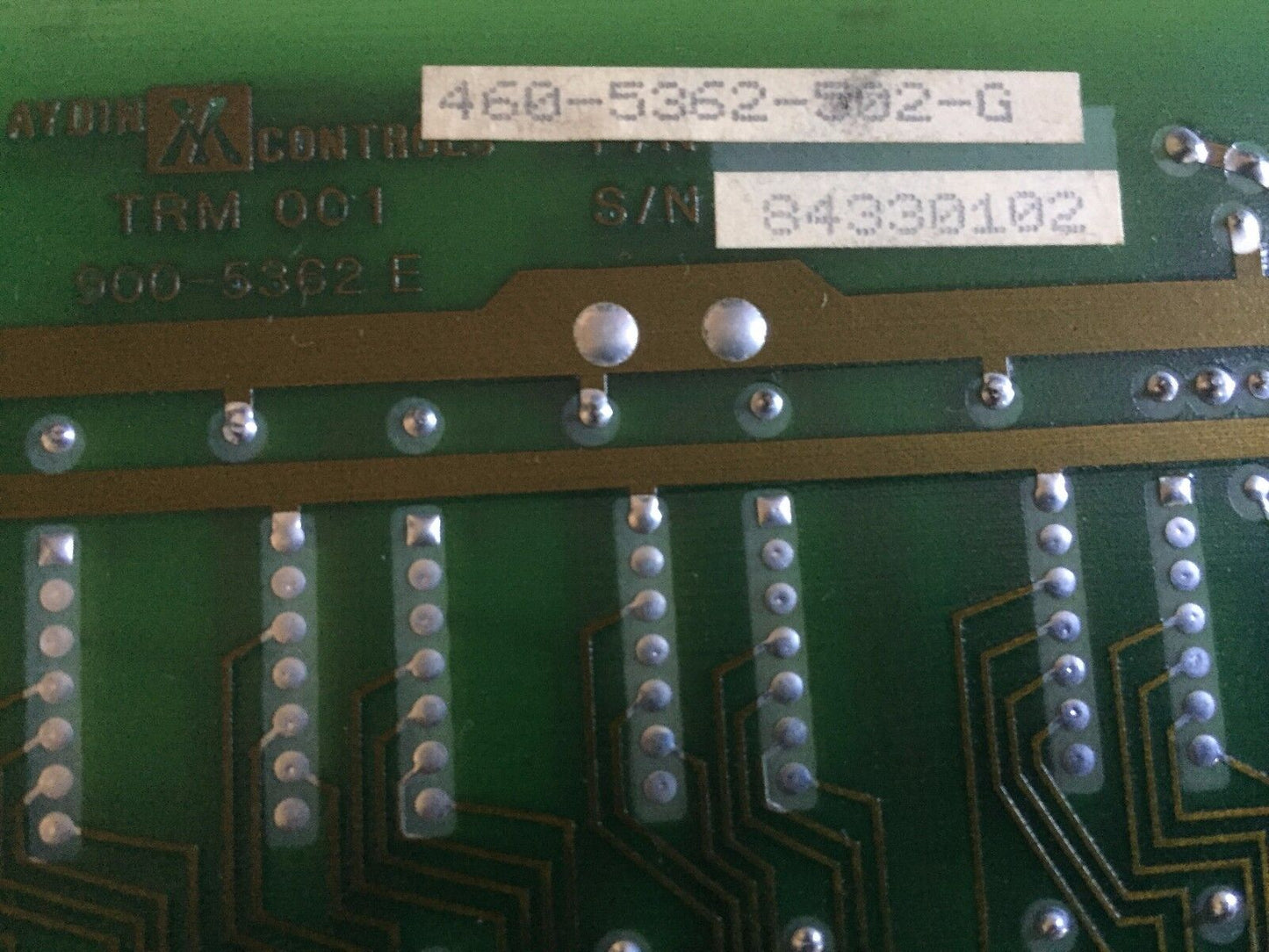 Aydin 460-5362-502-G,400-5362E  Trm 001,33214 Pcb Circuit Board ,Ad