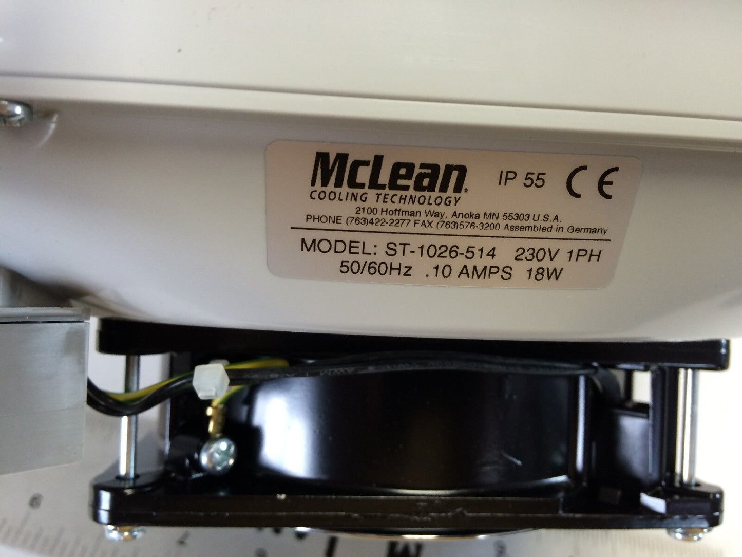 New Apw Mclean Ip55 Thin 10" Filter Fan 230V 1Ph 7035,Hoffman St-1026-514,Fj
