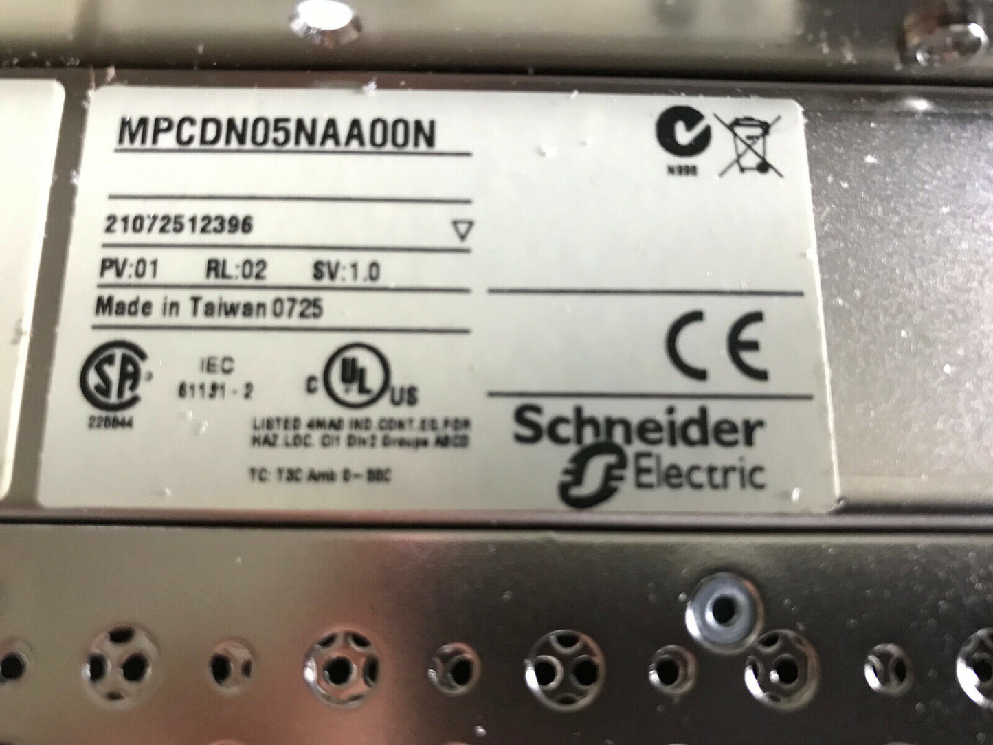 New Telemecanique Mpcdn05naa00n Industrial Pc 21072512396 Plc Controller,Sg