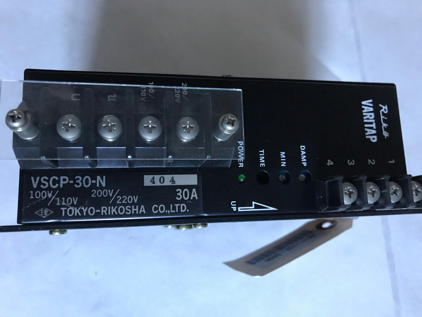 Riko Varitap Vscp-30-N Thyristor Ac Regulator,Proportional Controller Tokyo,Sa