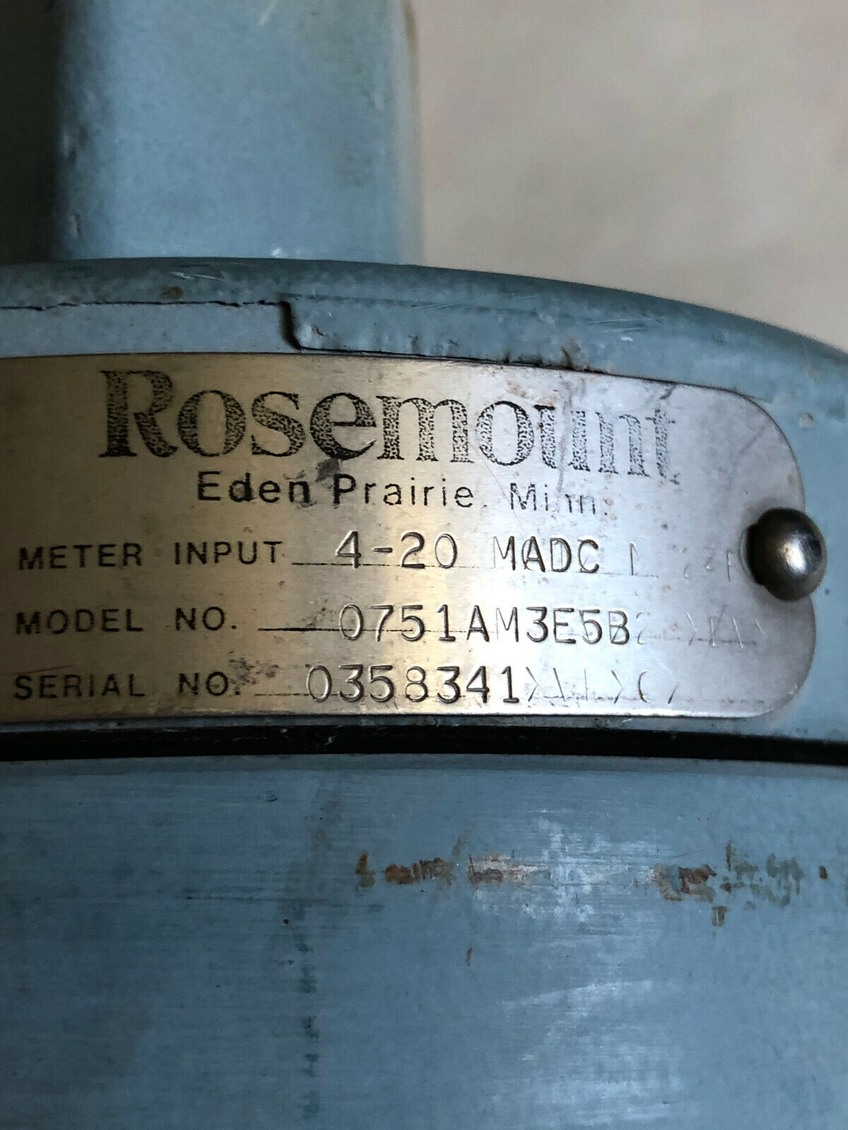 Rosemount 0751Am3e5b,0751Am3e53 Field Signal Indicator 0-100% Input 4-20Ma,Cf