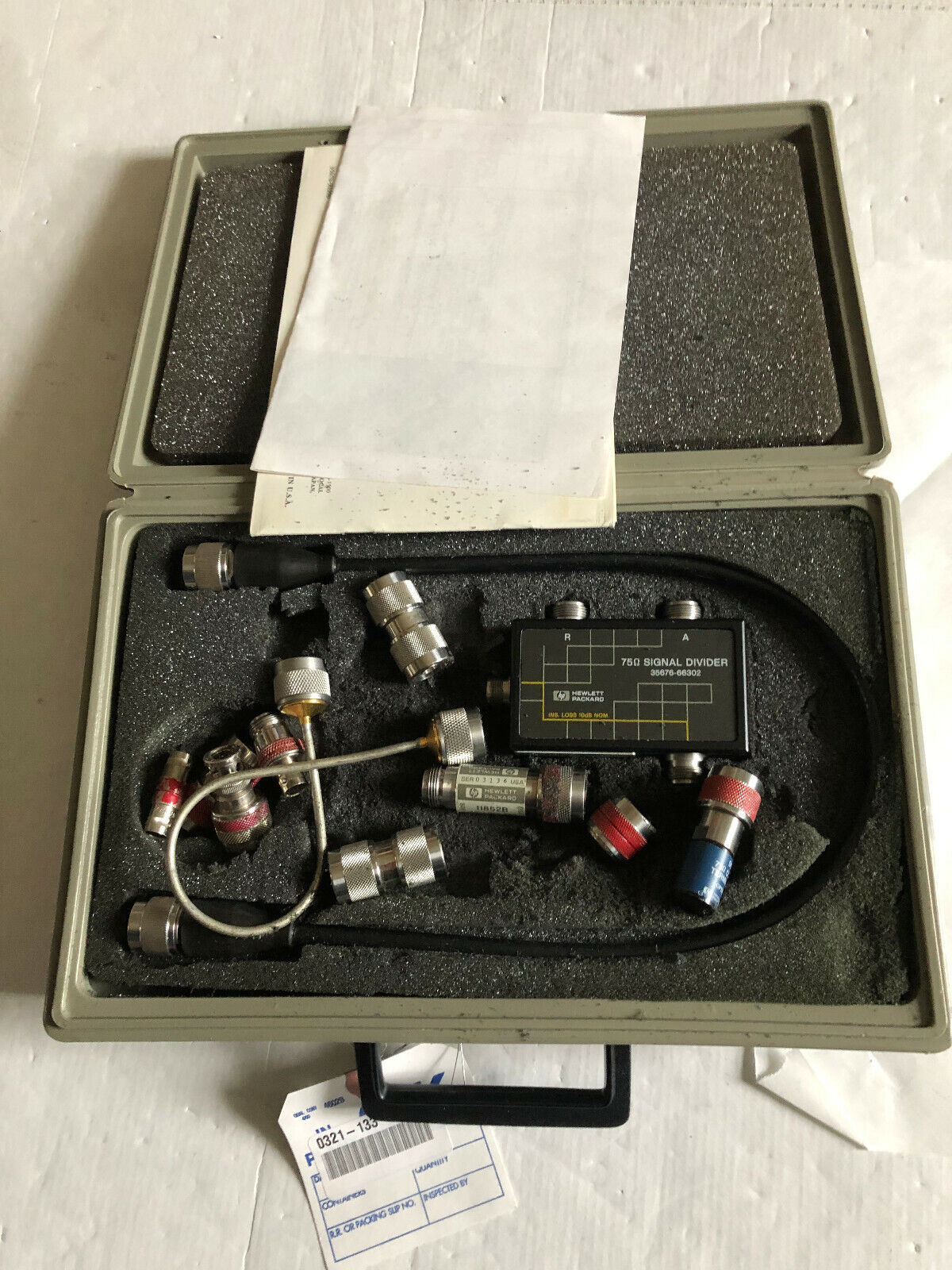 Hewlett Packard 35676B,35676-66302,E-1237 Reflection/Transmission Kit,11852B,Fg