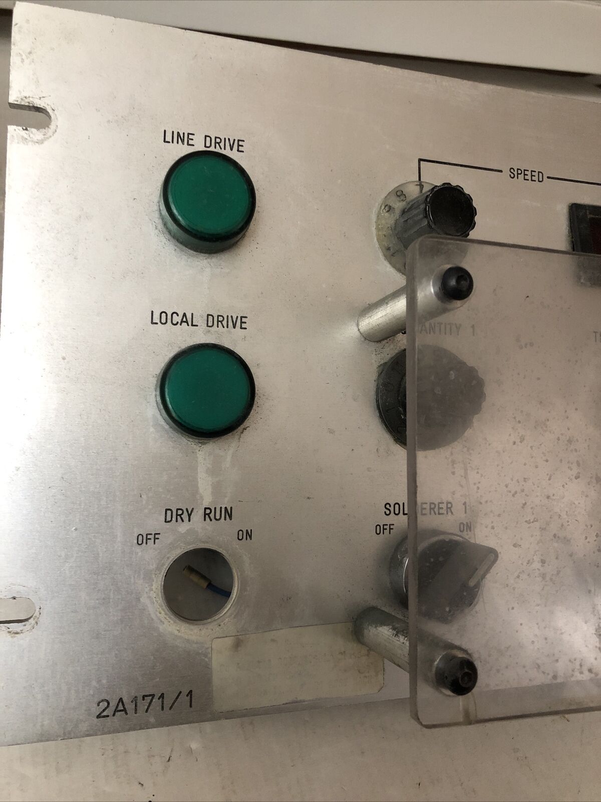 Srl 2A S.R.L 2A171/1 , 2A  2A171/1 Casalecchio Di Reno Italy Control Panel,Cv
