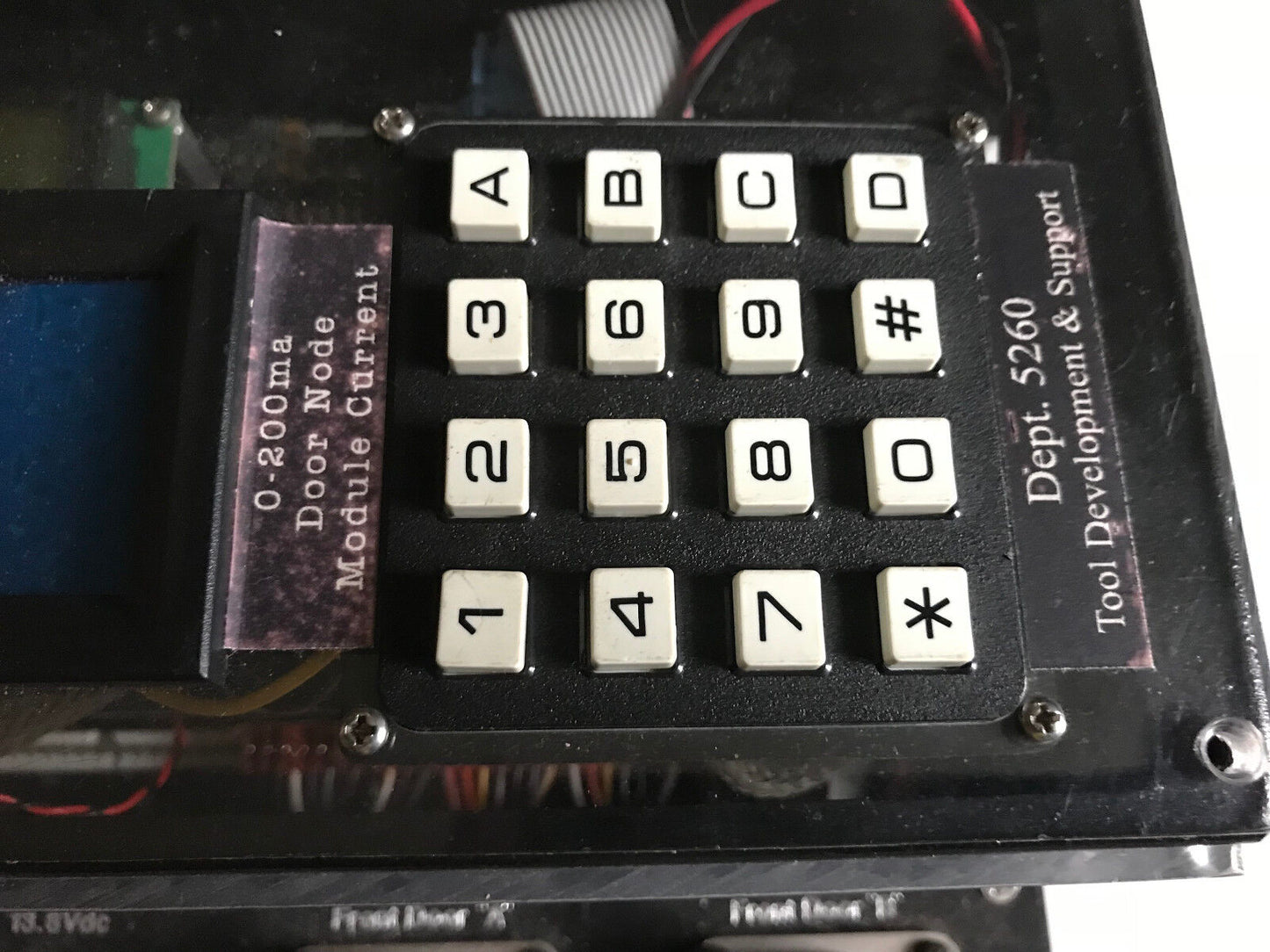 Chrysler 0-200Ma Door Node Dept 5260 Controller Program,Tool Development 5260,Sb