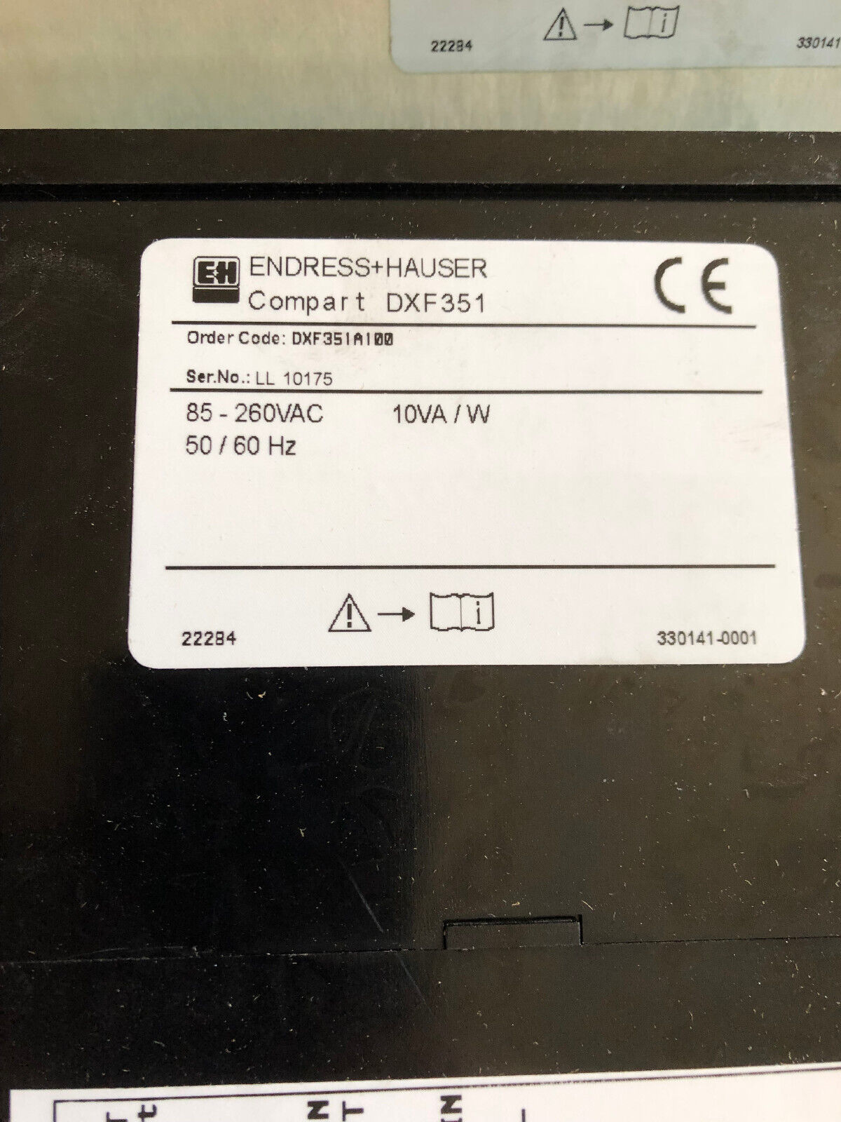 New Endress+Hauser Compart Dxf351 Single Channel Flow Computer,E+H Dxf 351,Ac