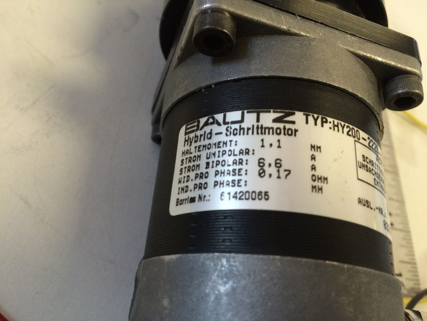 New Bautz Hy200-2226-470A8-5,706853,Hybrid-Schrlttmotor Servo Motor,Eb
