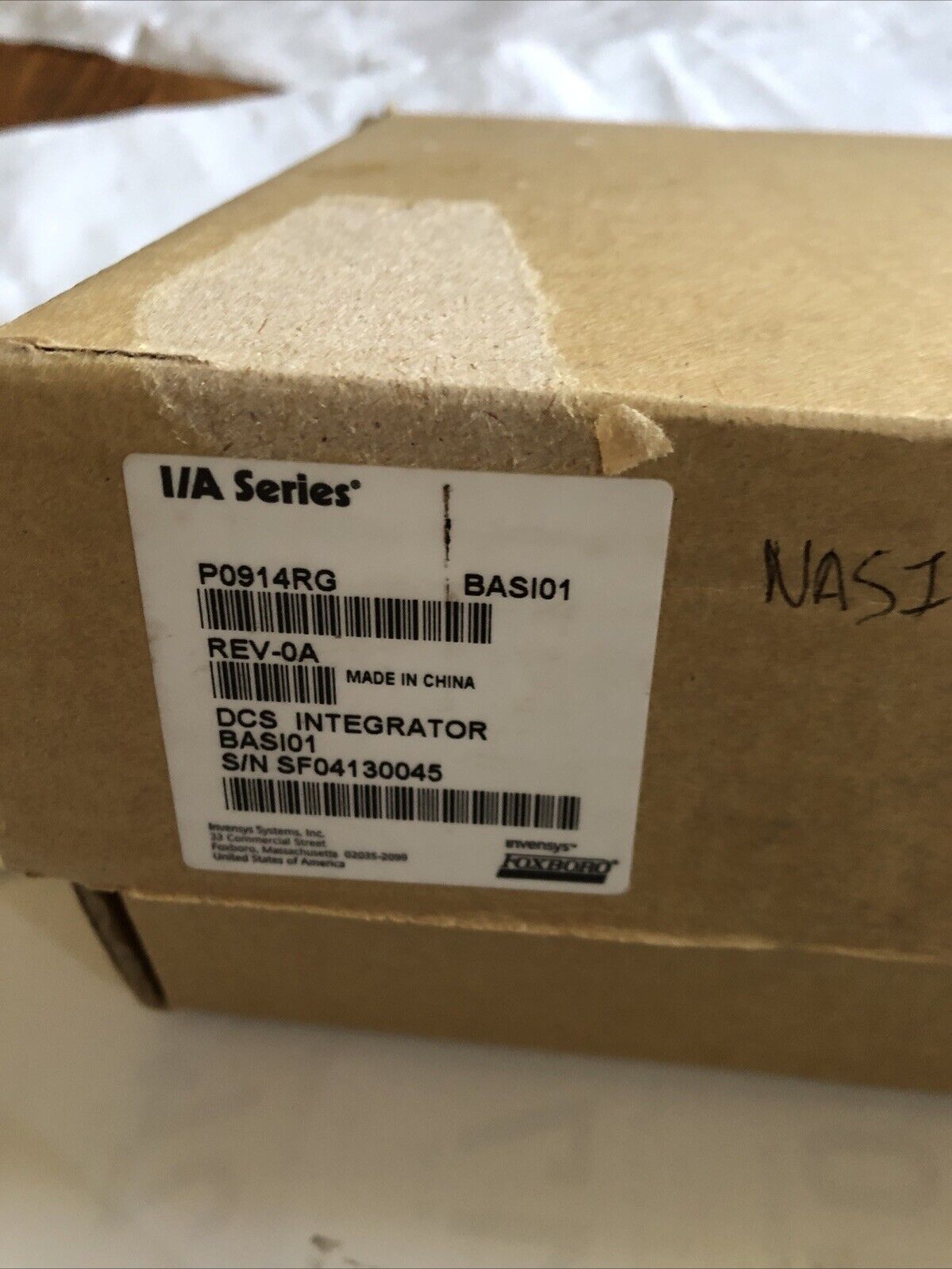 Bailey Nasi-02 Input Module, P0914rg ,4-20Ma 15Point Net 90,6637626G1,Imasi02,Fb