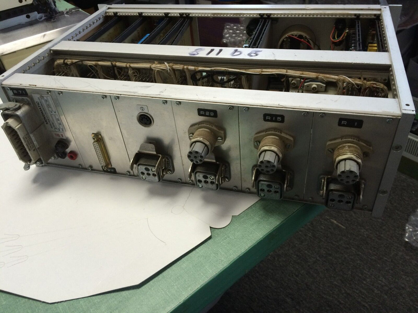 Motortronics Era-4662 Gage Amplifier Movomatic,Pc3179 A,Gnd,Oscillator,By