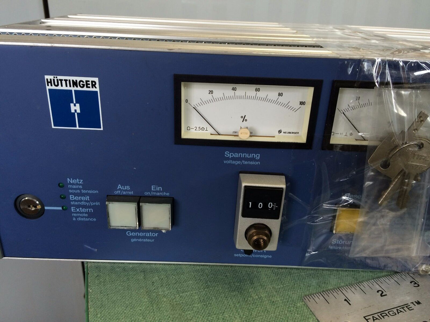 Huttinger B 38-0163-05,Fhf C 40-1110-01-01,0-100V,Tig 037004,B 38-0163-05,Ez