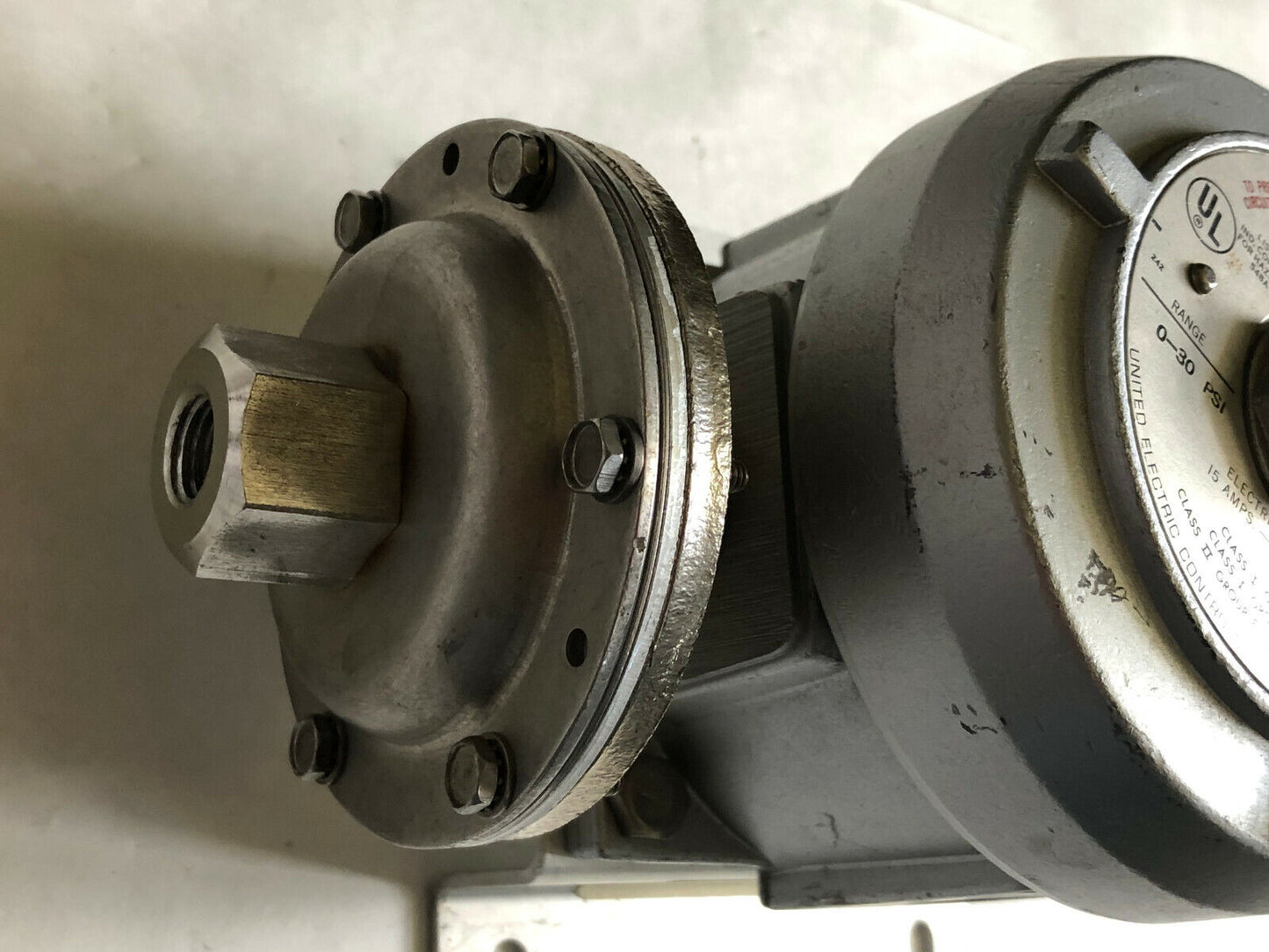Ue Ji10 554,United Electric J110 554 9821 Pressure Switch 0-30Psi Ss 1/4" Npt,Ej