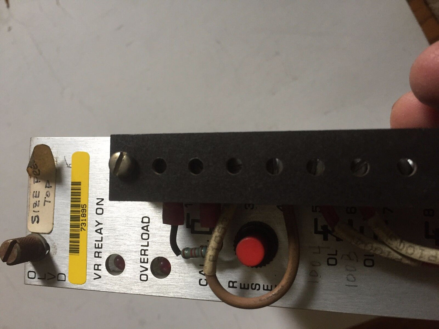 Reliance Elecrtic 0-52808-3,Olvd Board O/L & Volt Olvd O-52808-3,Ec,Cv