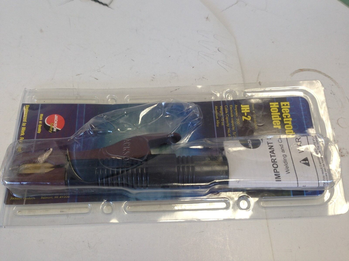 New Jackson Jh-2 200 Amp Welding Electrode Holder Bi