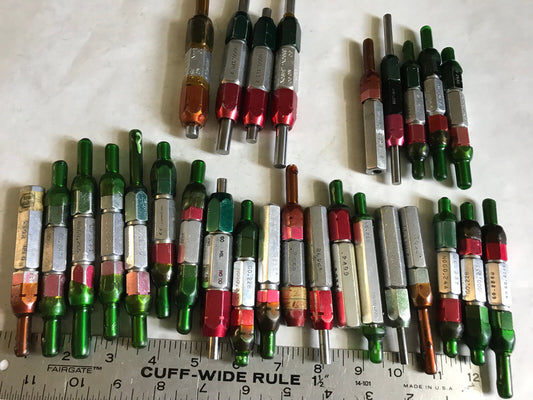 Lot Plug Gage Go Nogo Van Keuren .2037,2044,233,2499,280,2685,2280,375,3860,Es
