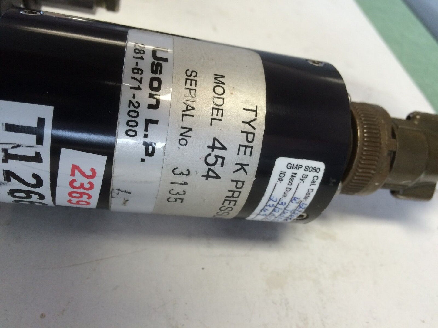 Uson 454 Type-K Pressure Transducer Assembly,O52kddcm,53Kkdxcm24,Fastest,454,Fj