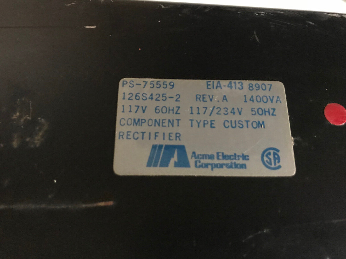 Taylor 6024Nr14130b-7192,Ps-75559,Abb Eia-413,126S425-2 Power Supply,Ad