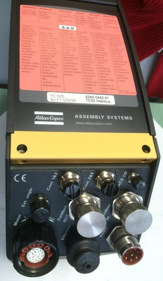 New Atlas Copco 4240-0442-81 Tc52-S Electronic Tool Controller,Tc52 Interbus,Bt