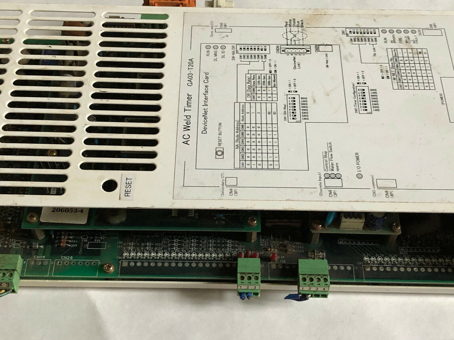 Wtc Ga03-T20a Ac Weld Timer Module,A9-1108,01A,A9-1108-6,Se