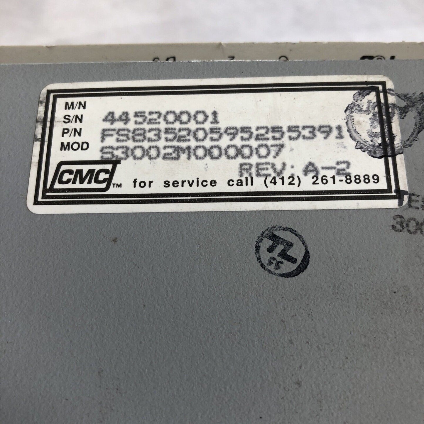 Cleveland Cmc Fs83520595255391,44520001 Micro Processor Servo Drive,2Kw,Bg