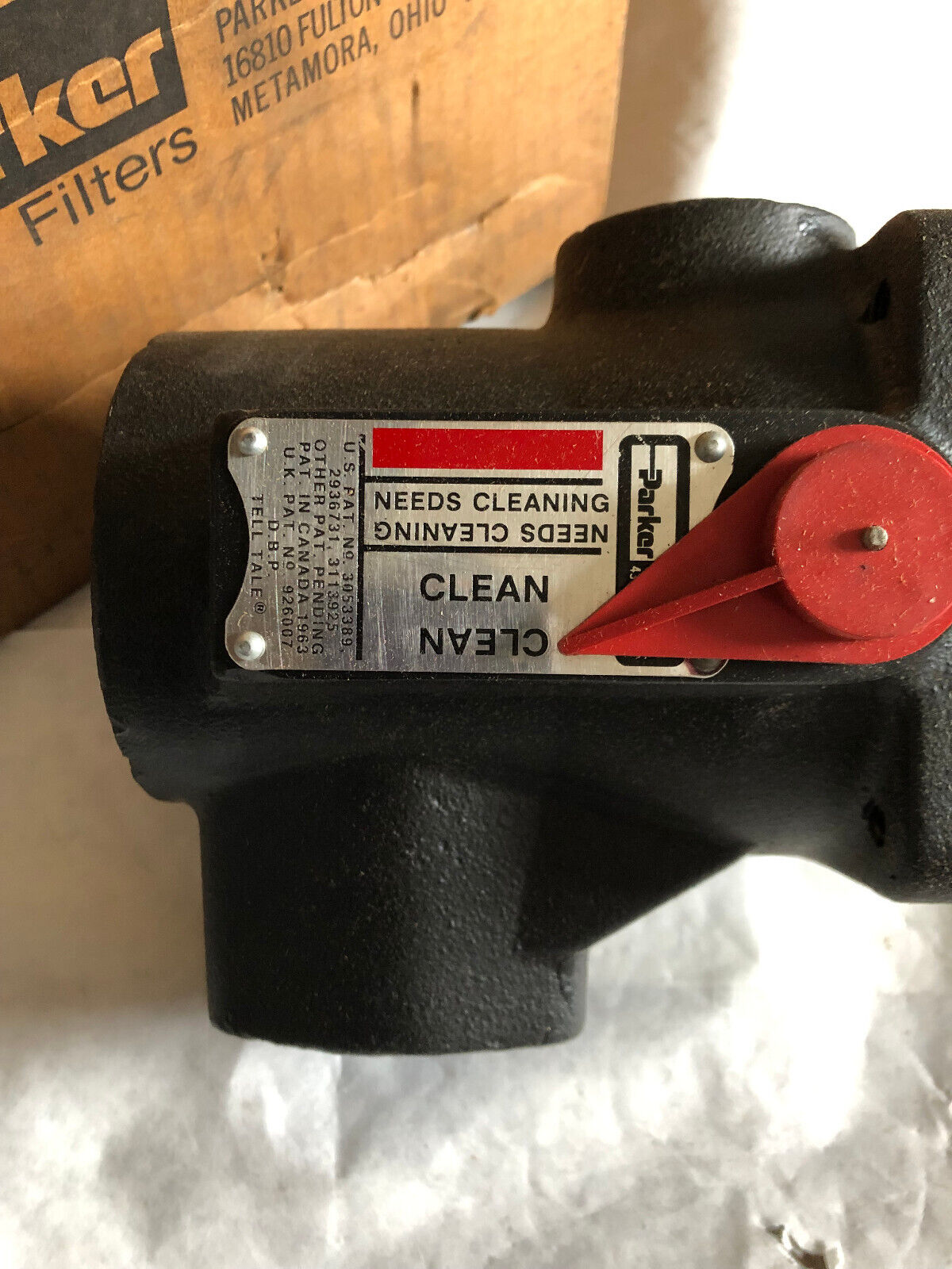 Parker Hannifin F310 S 74W M 2 Cc 6 7 Hydraulic Filter,922933,300,F310s74w M2,Bs