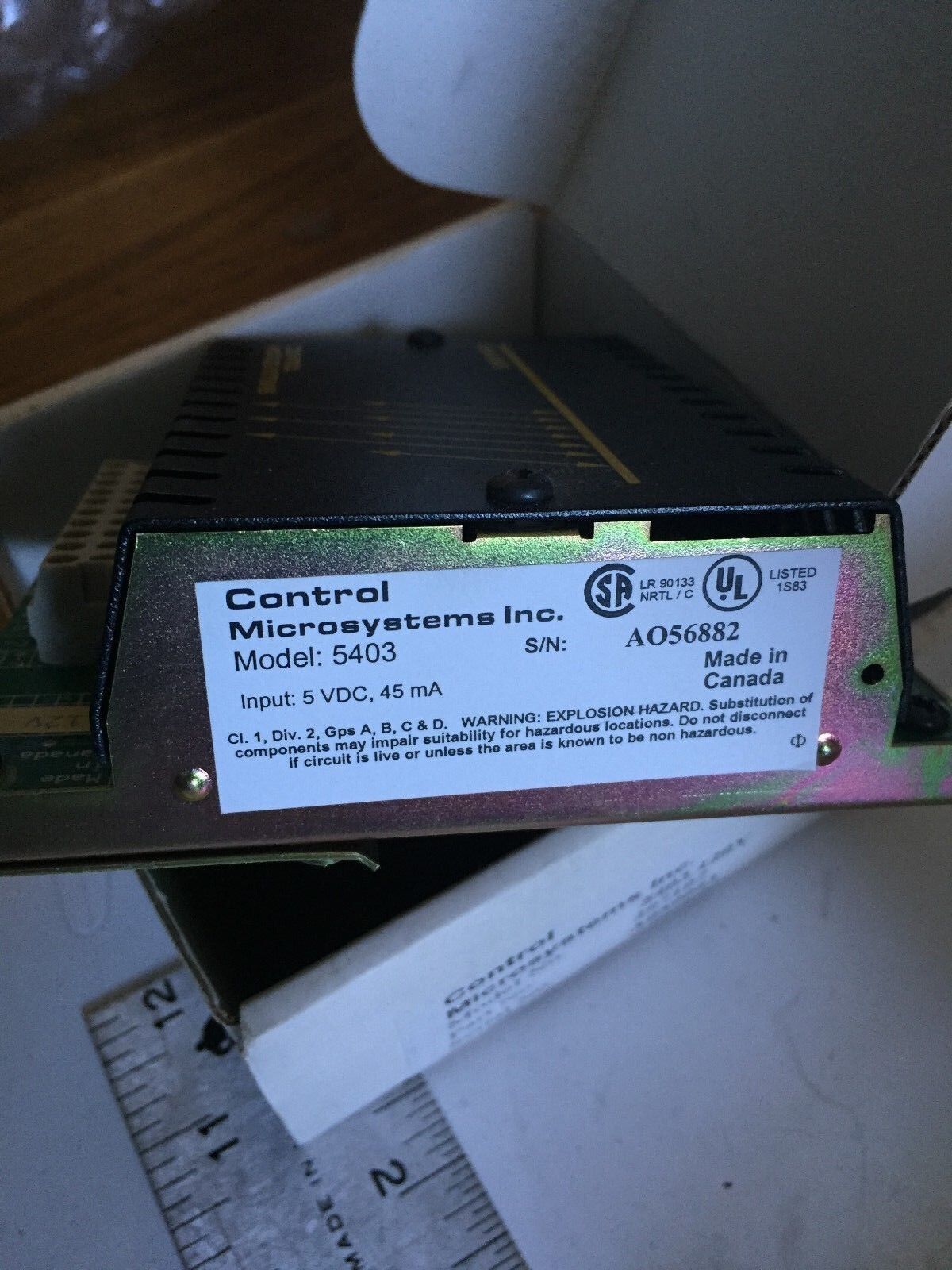 New Control Microsystems 5403 120V,5000 Series 297107 Digital  8Pt Discreet,Dd
