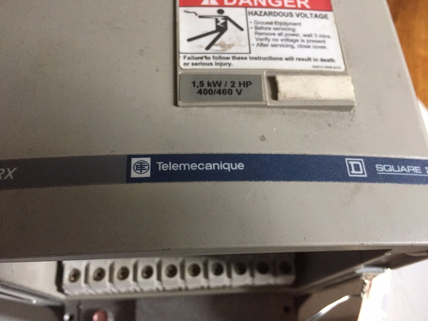 Telemecanique Altivar 58 Trx Aqtv58 Ac Drive,Square D Altivar 58 Trx 2 Hp,3Ph,Cs