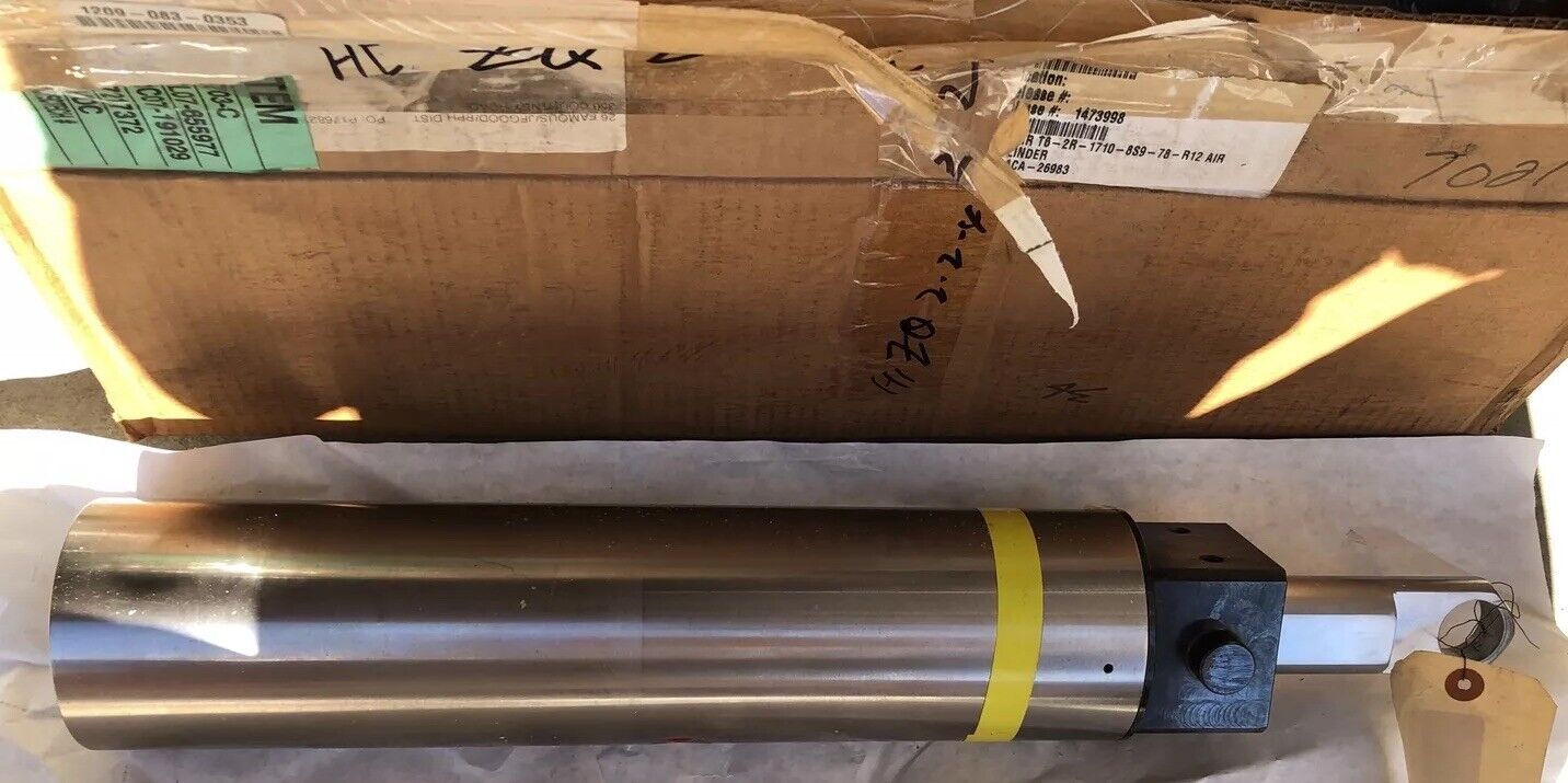 New Savair T6-2R-1710-8S9-78-R12 Pneumatic Cylinder,T6 2R 1710 8S9 76 R12 Air,Ac
