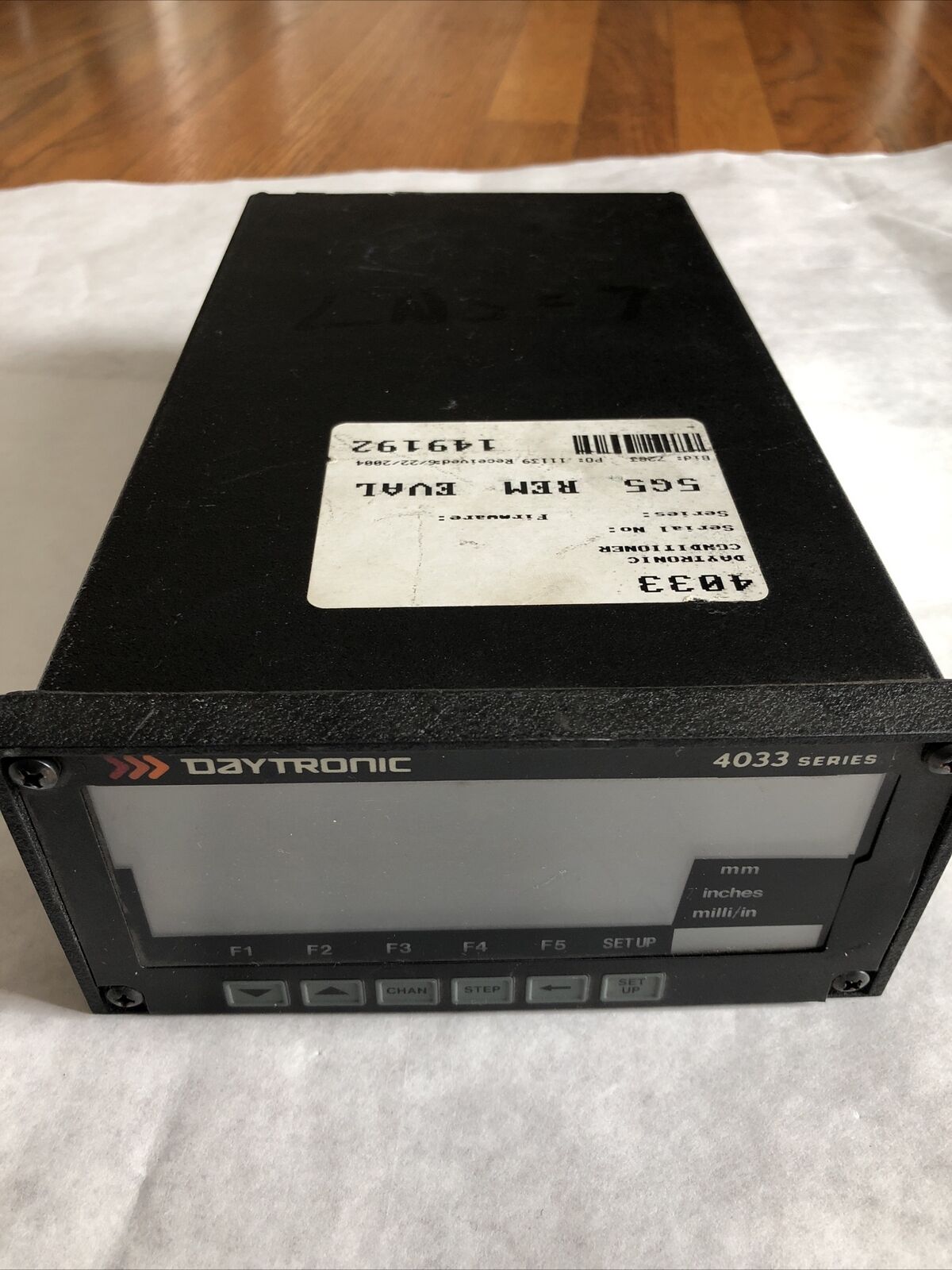Daytronic 4033 Controller W/Data Acquisition 2X Eddy Current Inpu 4033X1,De