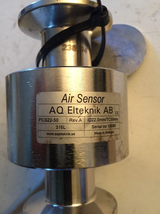 Aq Elteknik Ab Fcs22-50 Rev.A,238294,316L Air Sensor,Stainless Steel,Tj