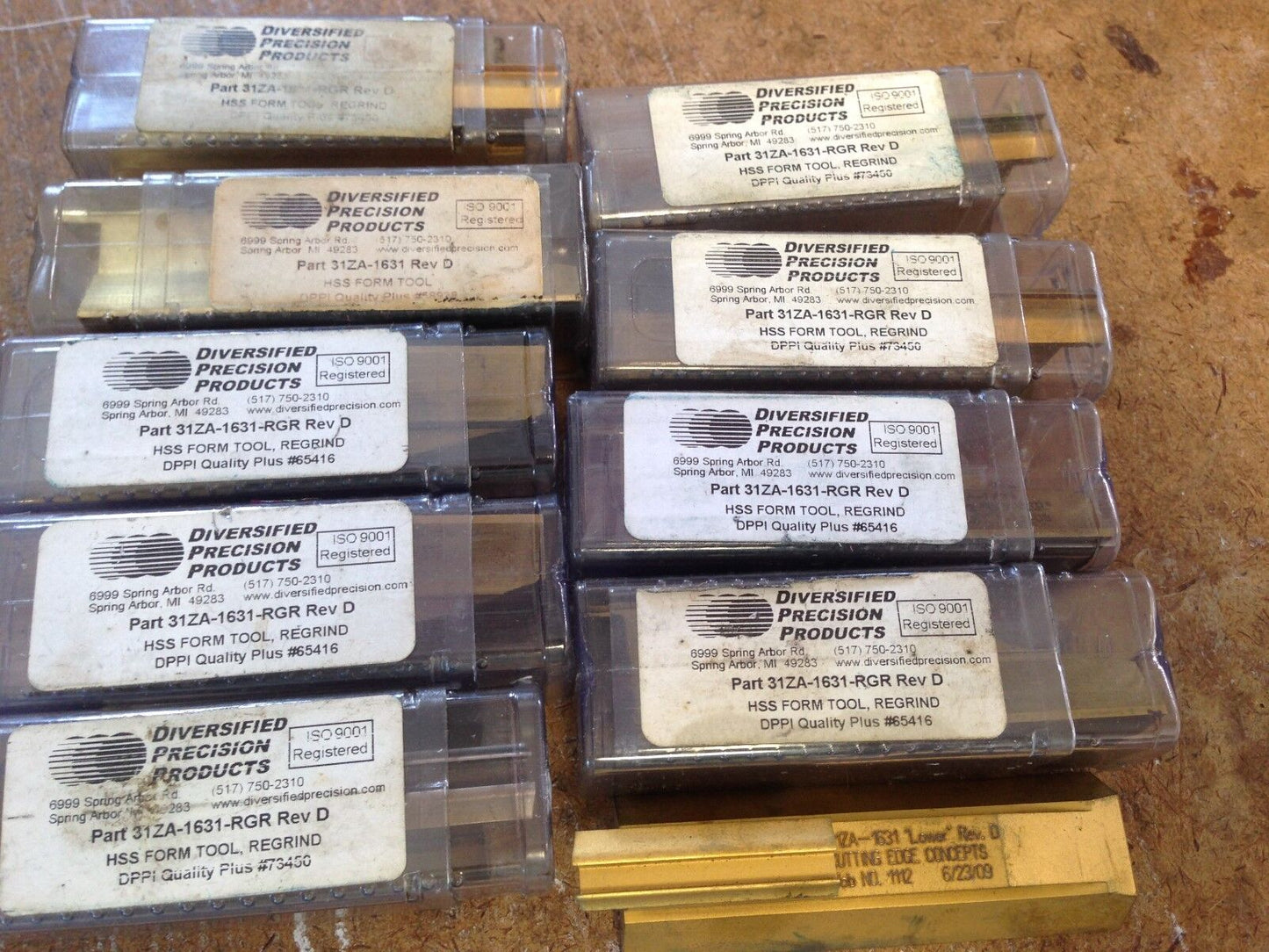 New Lot 2 Diversified 31Za-1631 Lathe Hss Tools/Chamfering 31Za-1631-Rgr,Bn