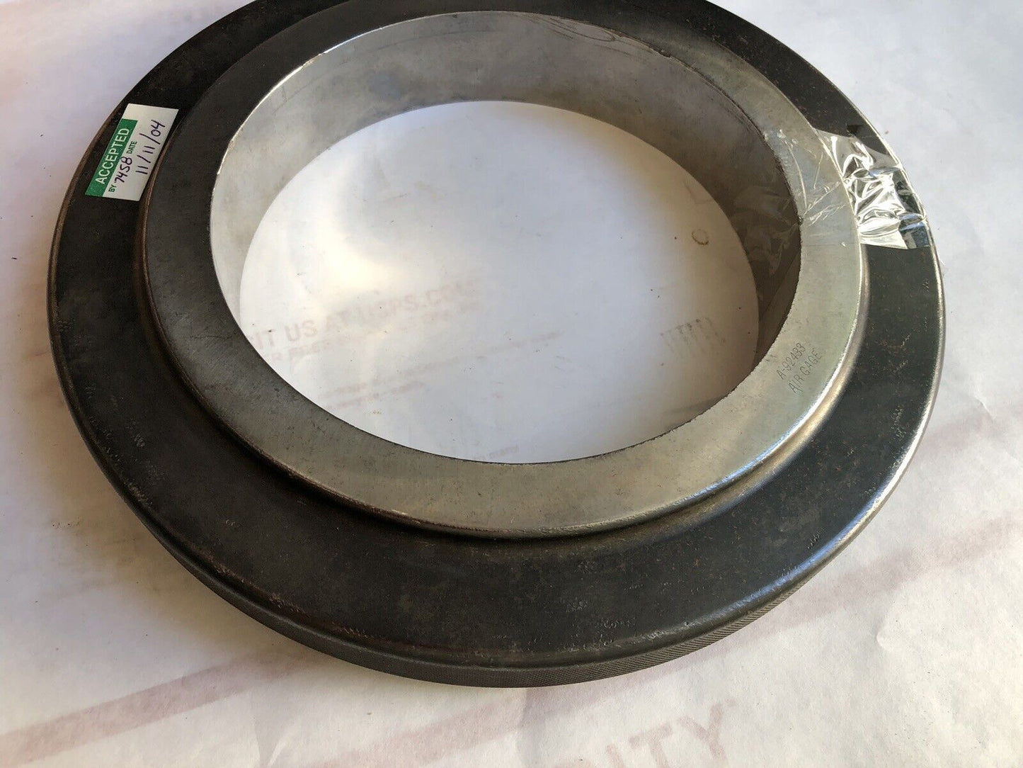 Air Gage Bore Setting Ring,Gr1-M-6.621-Xx-Min,A-92433,Th