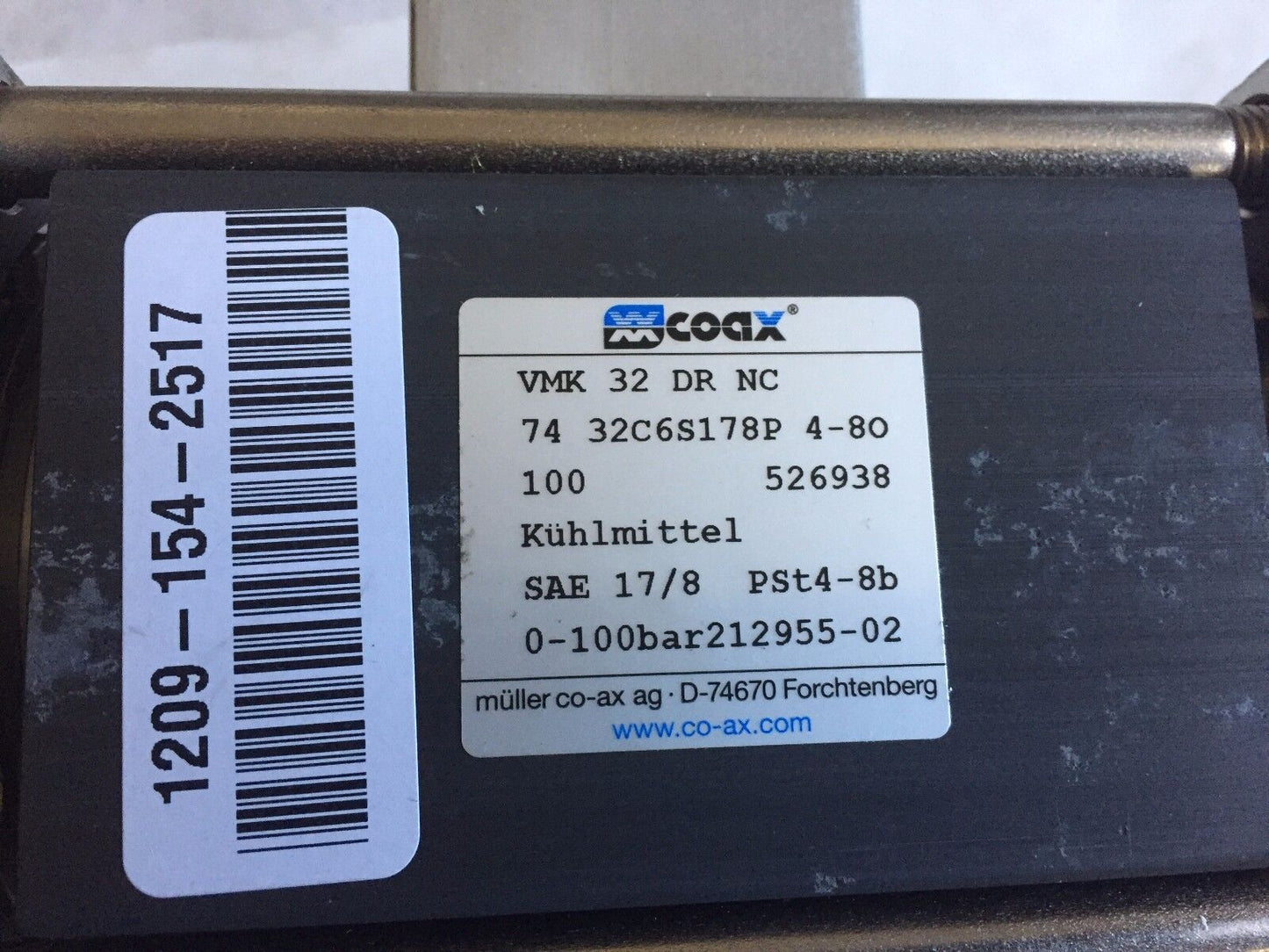 New Co-Ax Vmk323c6100vts24xx1vbxxp1,Co-Ax Vmk 32 Dr Nc Valve,Bz