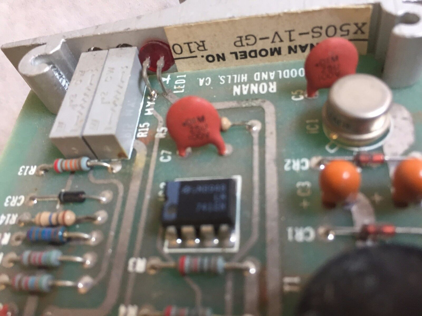 Ronan X50s-1V-Gp,X50d8-1-C,Ronan Engineering Co Pc Board,Cs