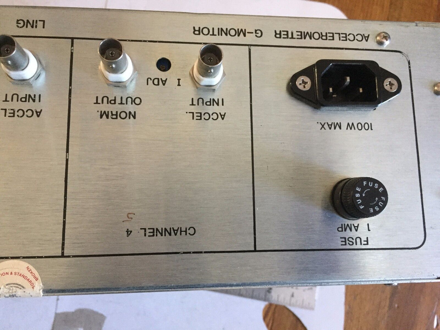 Ling Electronics Agm-4000 Accelerometer G-Monitor,Tk