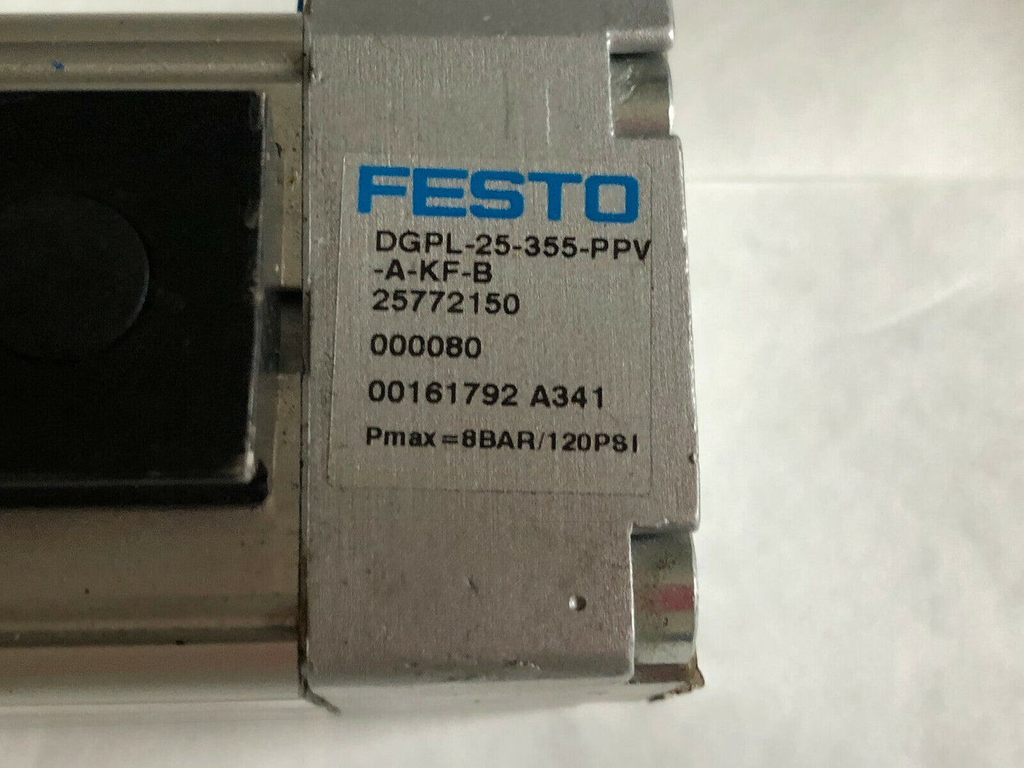 New Festo Dgpl-25-355-Ppv-A-Kf-B Pneumatic Linear Drive,Dgpl-25-35,120Psi Max,St