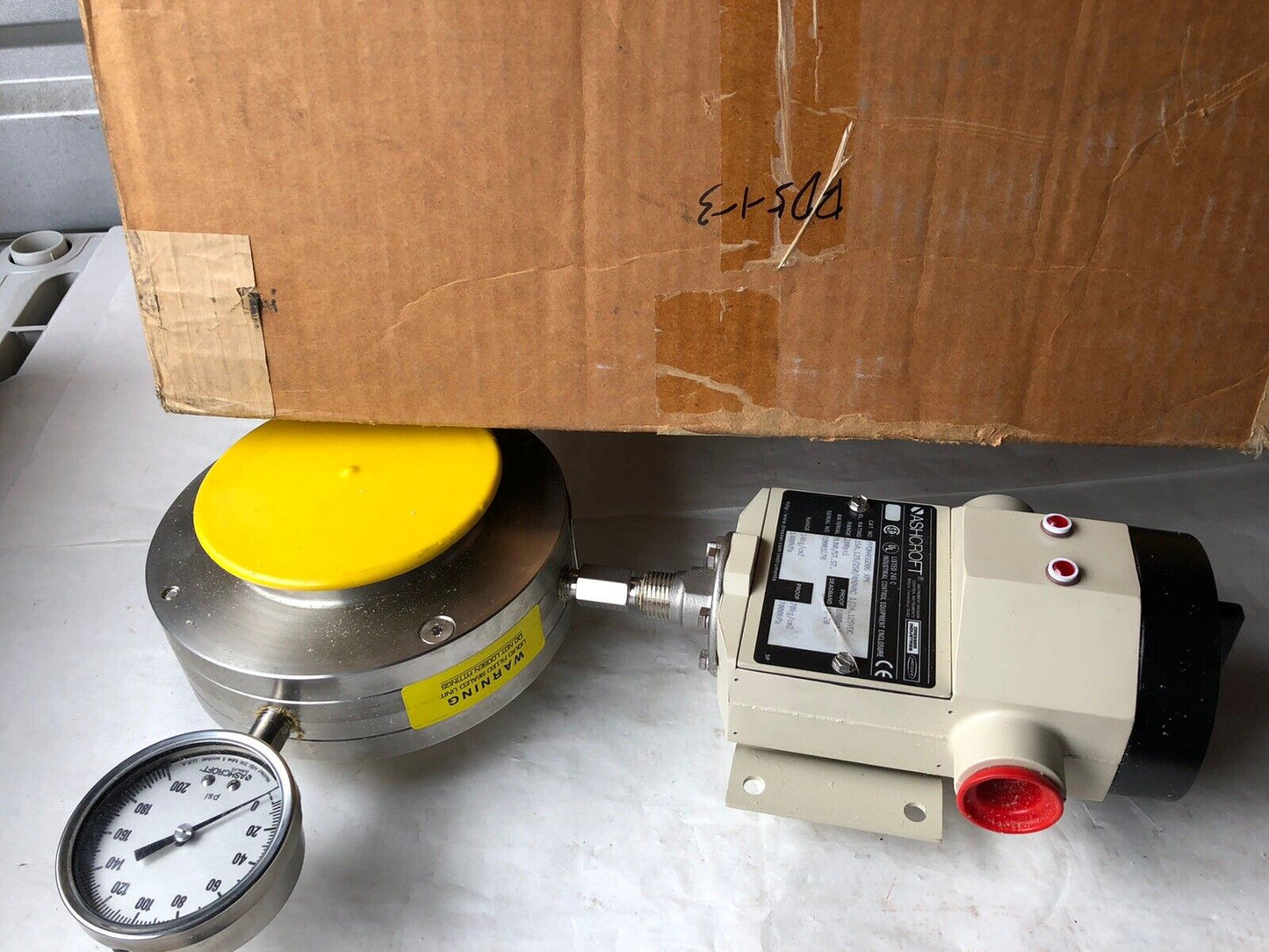 New 4" Ashcroft Rkl Pressure Sensor Isolator,Ppdn4ggb06 Xpk,25-0400-Ssbfv-25,Ck