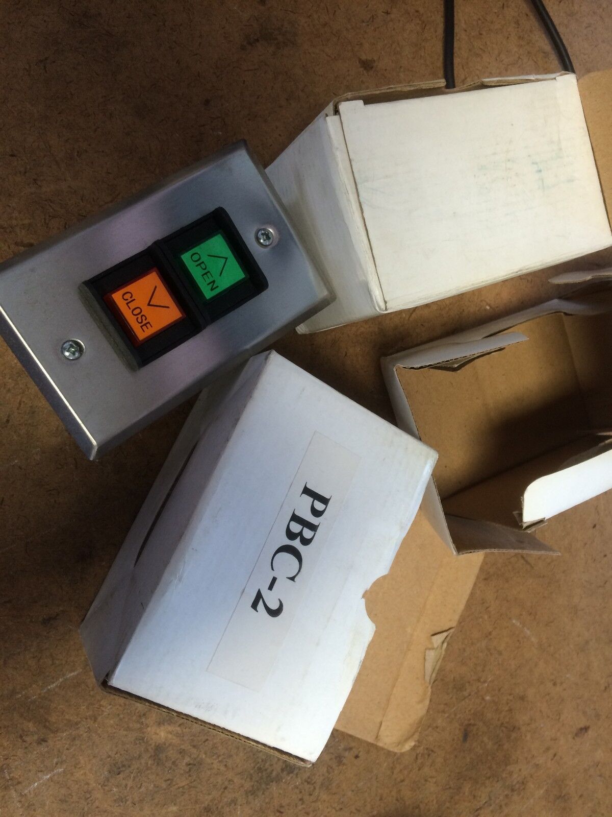 Garage Door Pbc-2 Control Station,2 Button,Open Close Switch Push Button,By