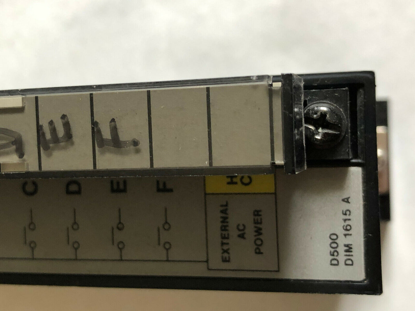 Cutler Hammer D500 Dim 1615A Input Module 85-132V 16Point,3501001,Ef