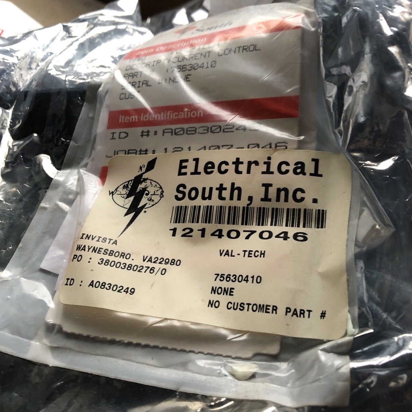 Val-Tech 75630410 Current Controller,Val-Tech Kl ,Aa