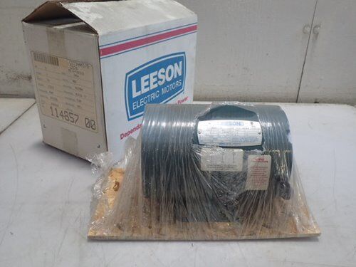 New Leeson C6t34nk17b Electric Motor 3450Rpm, 460V, 2Hp,Te,Bb