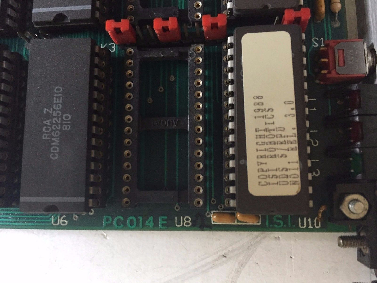 Isi S/Rpu,Pc014e,Pc021a, Norgren Control Card S/Rpu P1/P2 15Pin Connector,Eb
