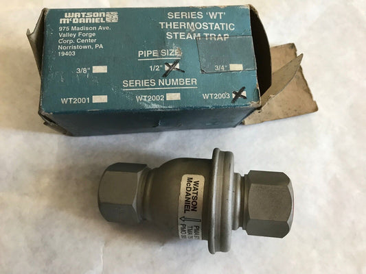 New 1/2" Npt Watson Mcdaniel 2003 Series Thermostatic Steam Trap,Ef
