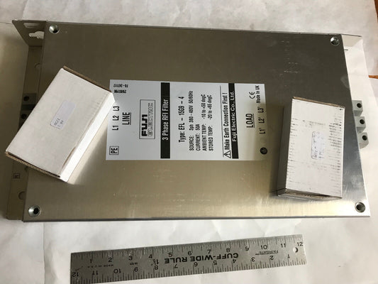 New Fuji Electric Efl-15G9-4 J Rfi Filter, 3 Phase, 380 - 480 Vac,F8-247117,Et