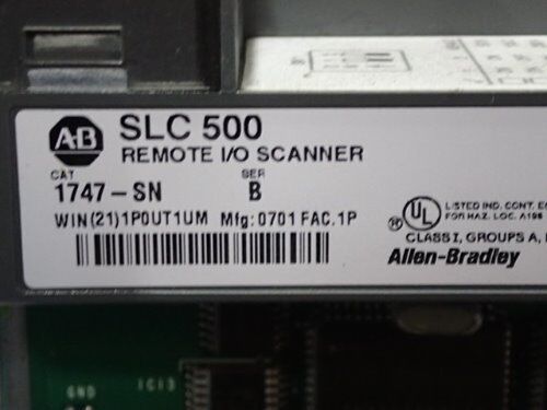 Allen Bradley 1746-P2,Slc-500 Plc Expansion Rack,1746Sc-Ia8i,1746-Ox8,1747-Sn,Ec