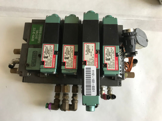 Numatics 0889-09Wg Valve 22-E-6Ab Flexiblok 225-285B Assembly,082Sa415m015s,Si