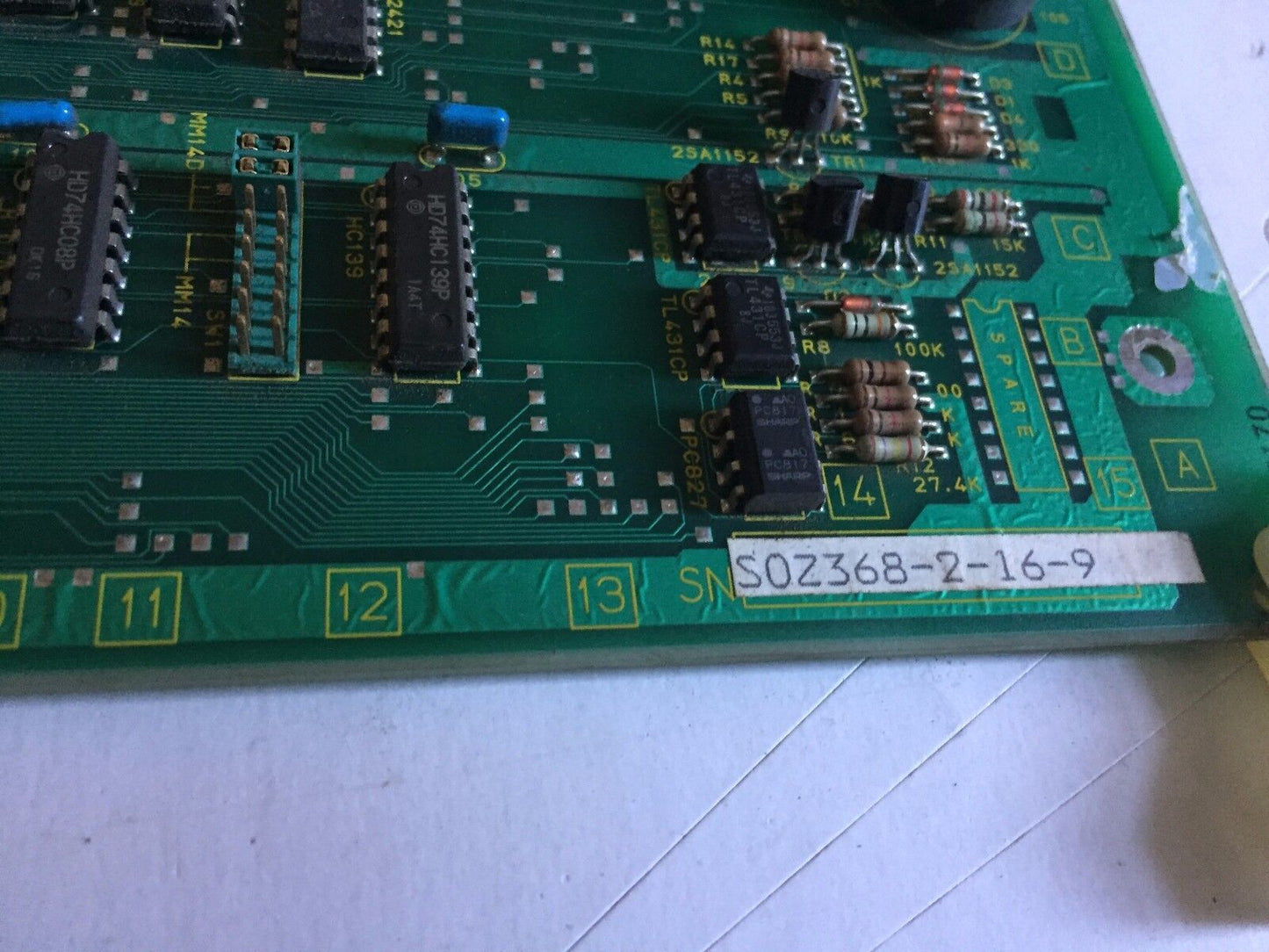 Yaskawa Df8203830-C0,Memory Board Jancd-Mm14d Rev C,Bt,Cz