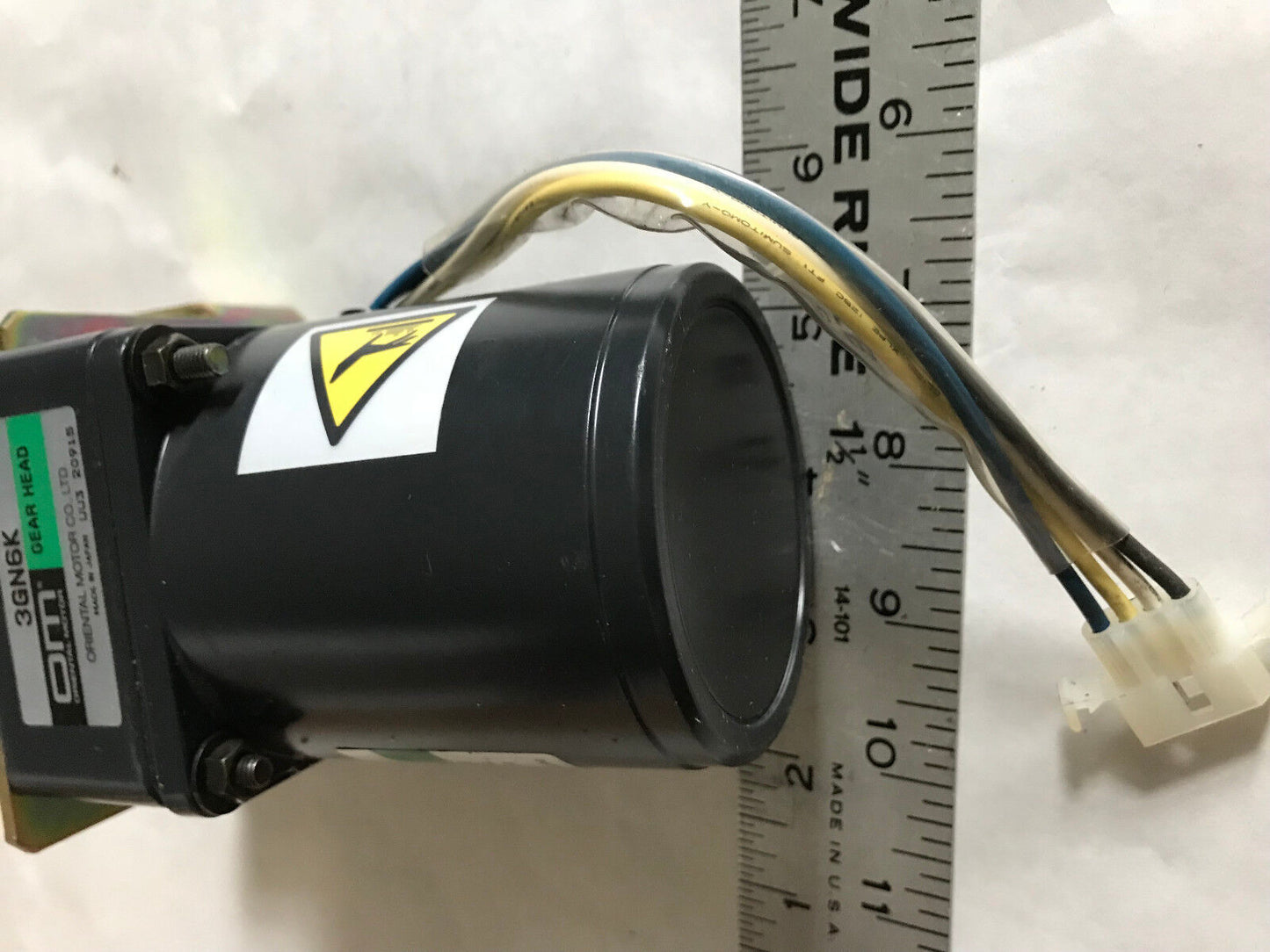 Om Oriental Motor 3Gn6k Gear Head ,Om 3Ik15gn-A Motor 15W 100V 0.4A,Ad